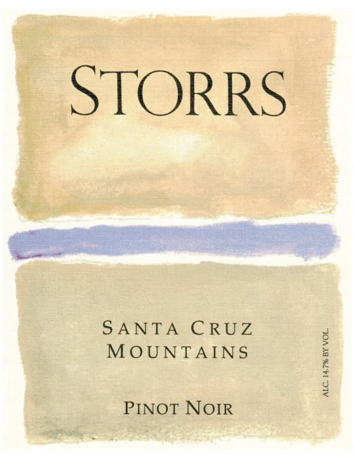 Santa Cruz Mountains Pinot Noir Bottle