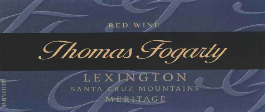 Santa Cruz Mountains Lexington Meritage Bottle