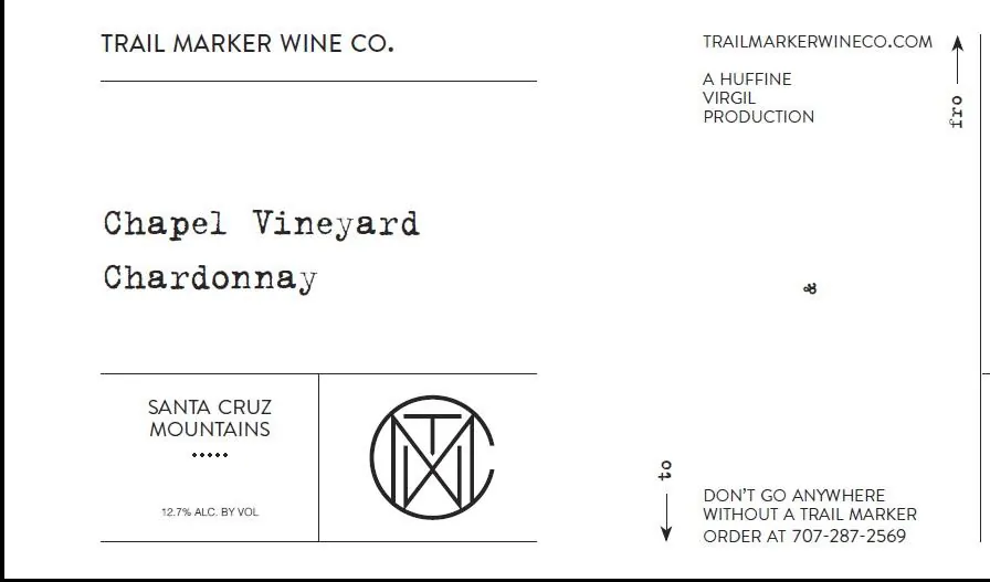 Chapel Vineyard Chardonnay Bottle