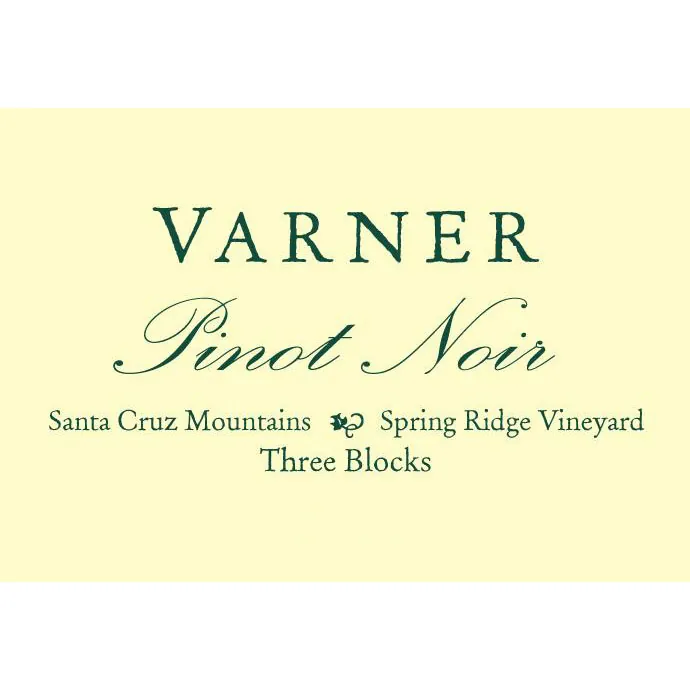 Three Blocks Spring Ridge Vineyard Pinot Noir Bottle
