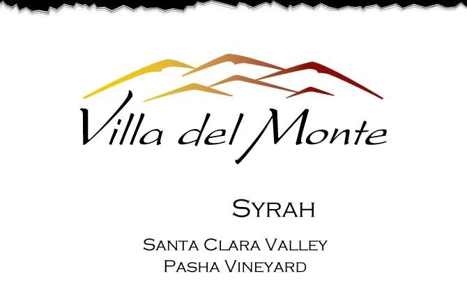 Pasha Vineyard Syrah Bottle