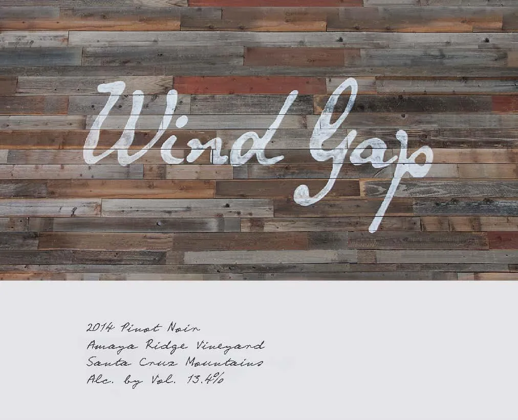 Amaya Ridge Vineyard Pinot Noir Bottle