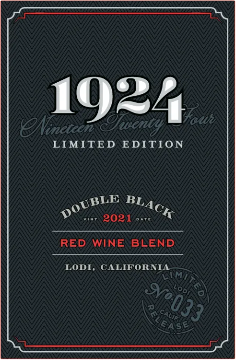 Double Black Red Blend Bottle