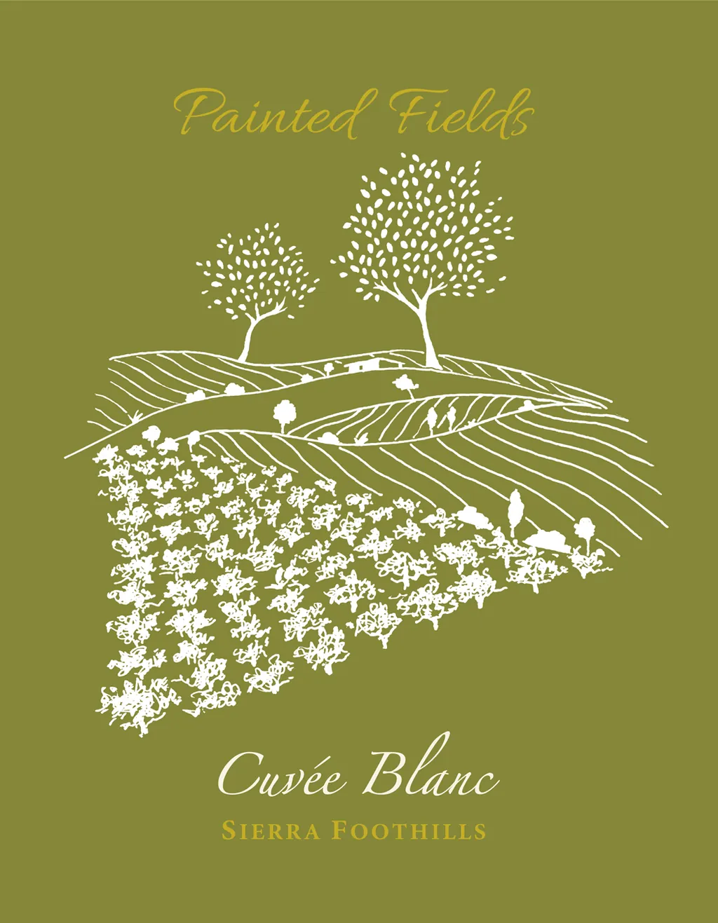Painted Fields Cuvee Blanc Bottle