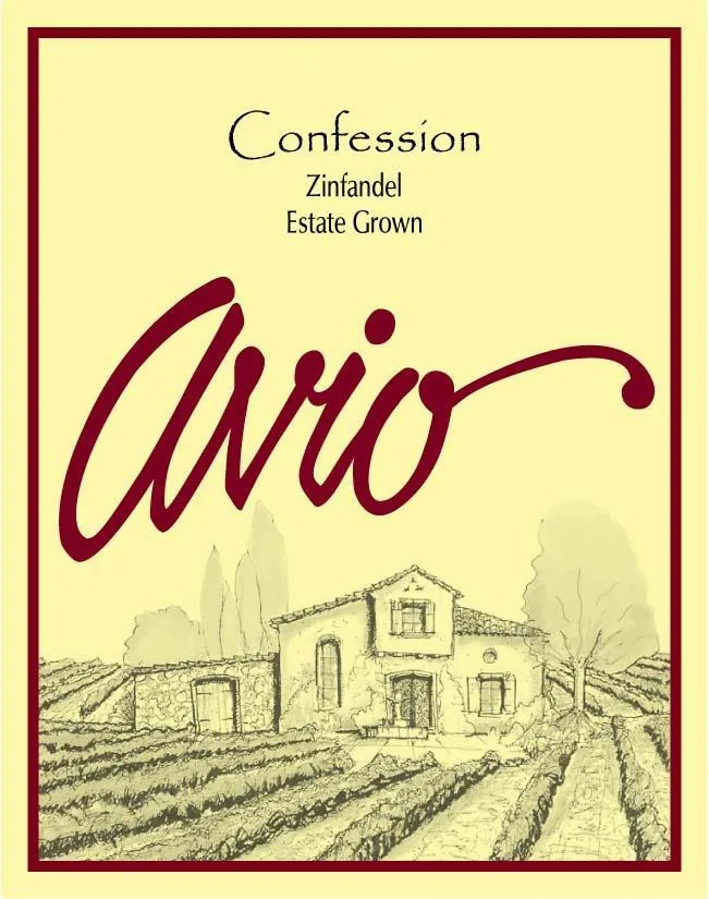 Confession Zinfandel Bottle