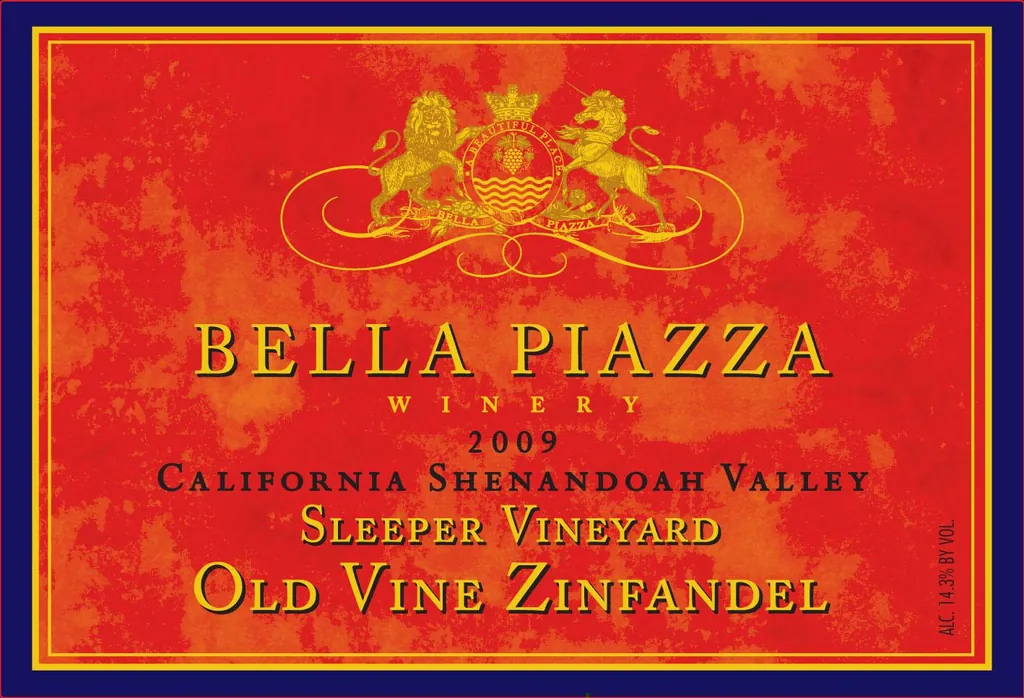Sleeper Old Vine Zinfandel Bottle