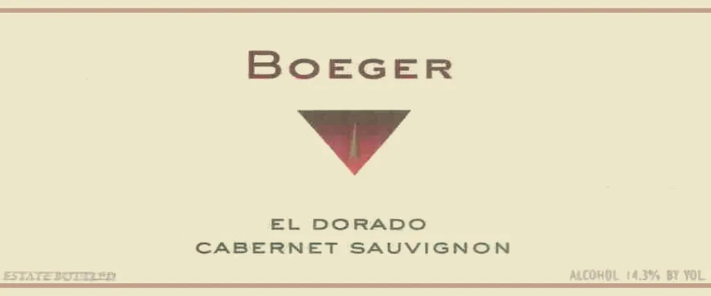 El Dorado Cabernet Sauvignon Bottle
