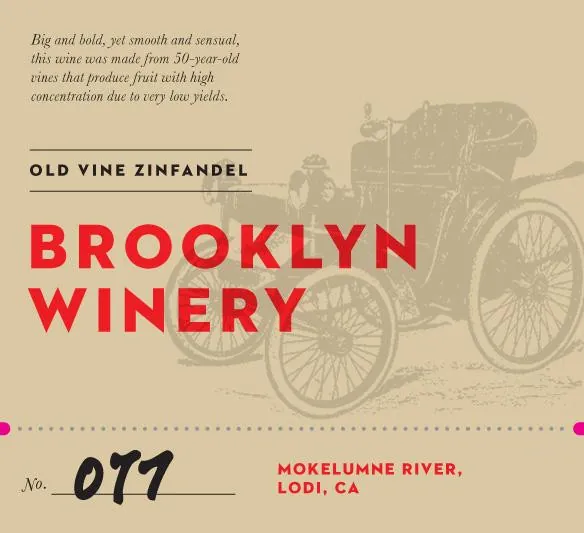 Old Vine Zinfandel Bottle