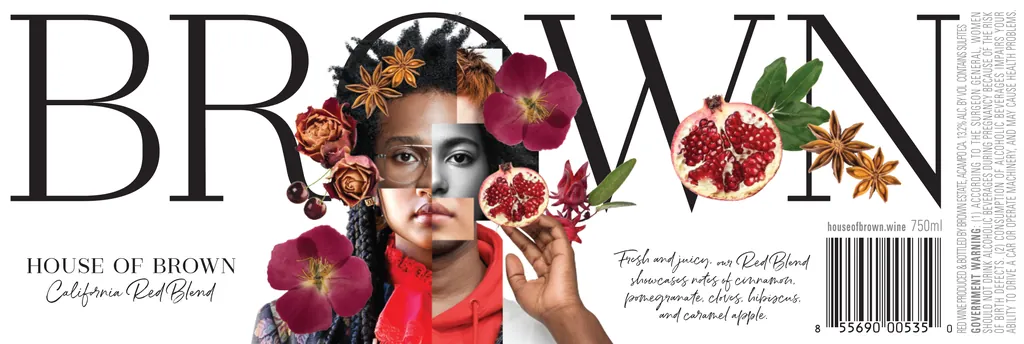 House of Brown Red Blend Bottle