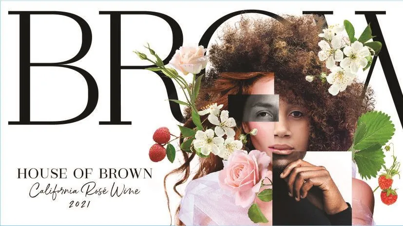 House of Brown Rosé Bottle