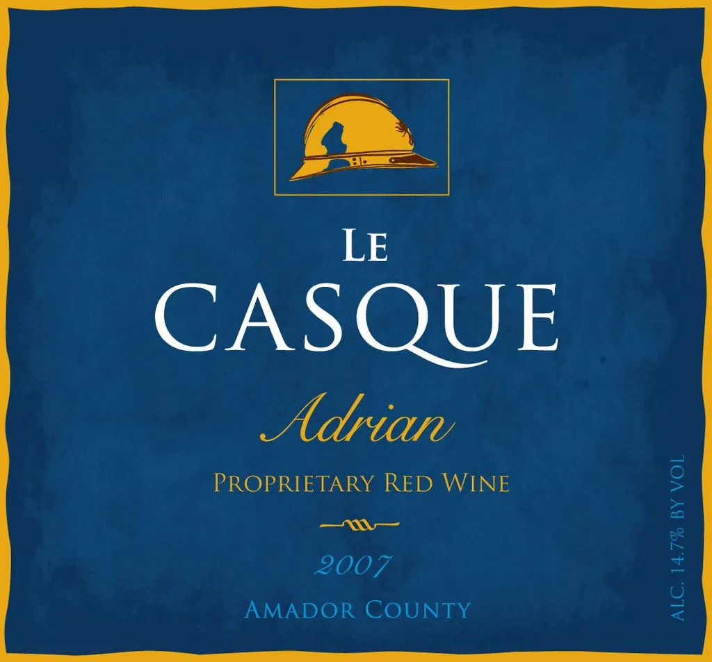 Le Casque Adrian Proprietary Red Bottle