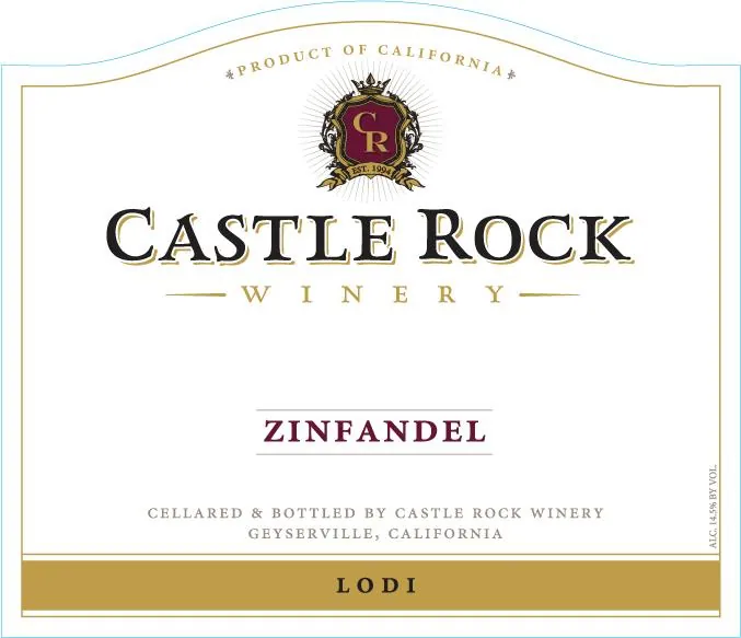 Castle Rock Lodi Zinfandel Bottle