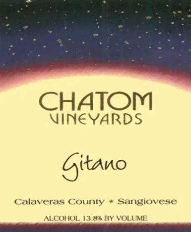 Gitano Sangiovese Bottle