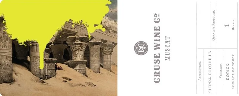 Rorick Vineyard Muscat Bottle