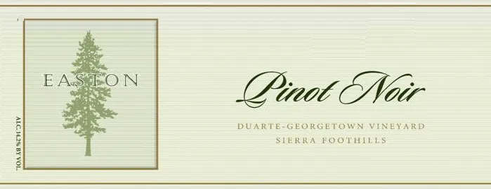 Duarte-Georgetown Vineyard Pinot Noir Bottle