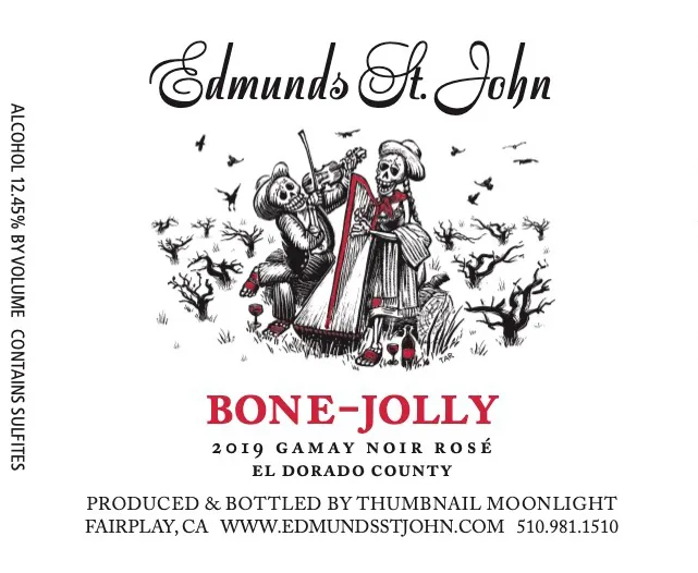 Bone-Jolly Gamay Noir Rose Bottle