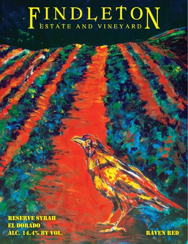 Raven Red Reserve Syrah Bottle