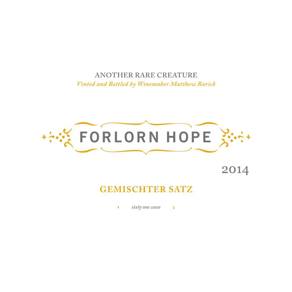 Gemischter Satz White Wine Bottle