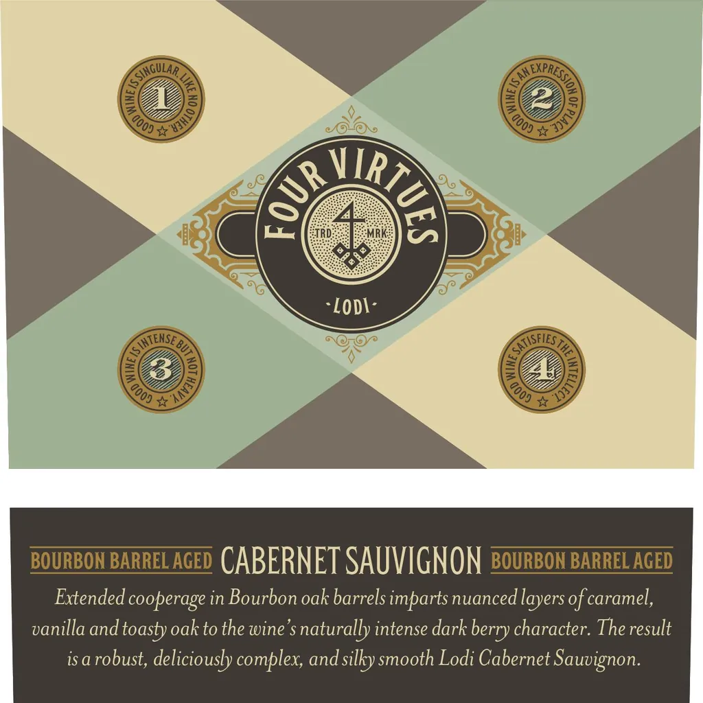 Bourbon Barrel Aged Cabernet Sauvignon Bottle