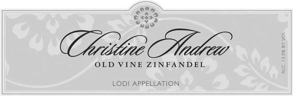 Christine Andrew Old Vine Zinfandel Bottle