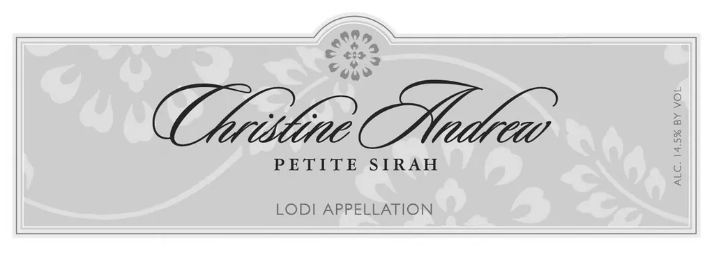 Christine Andrew Petite Sirah Bottle