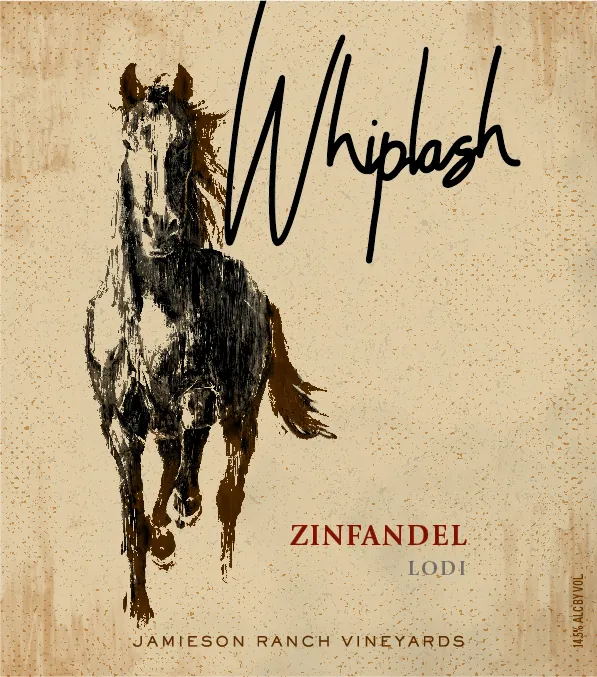 Whiplash Lodi Zinfandel Bottle
