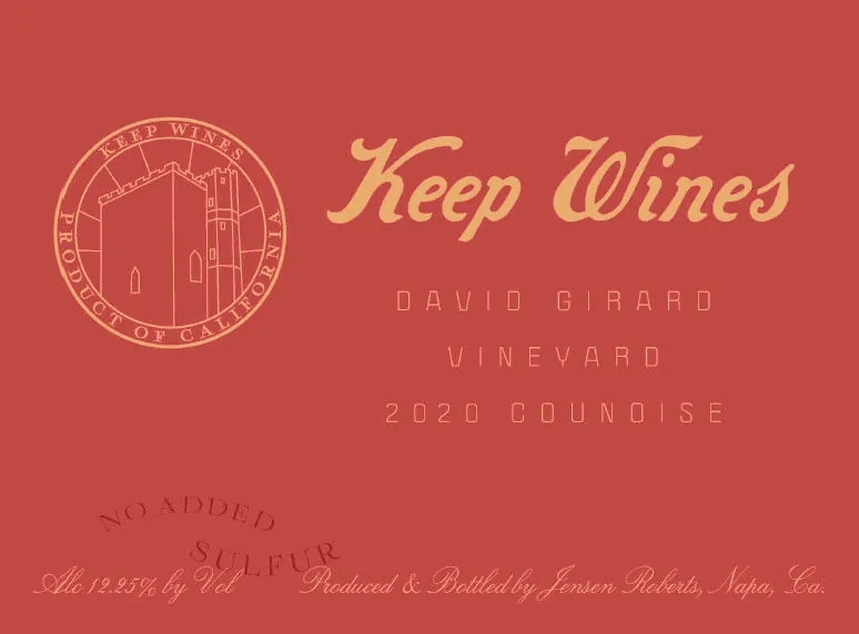 David Girard Vineyard Counoise Bottle