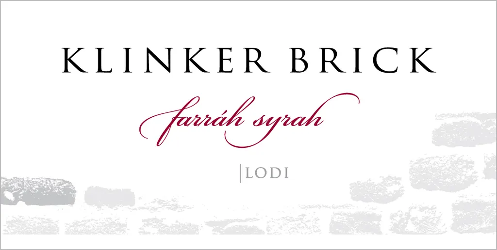 Lodi Farrah Syrah Bottle