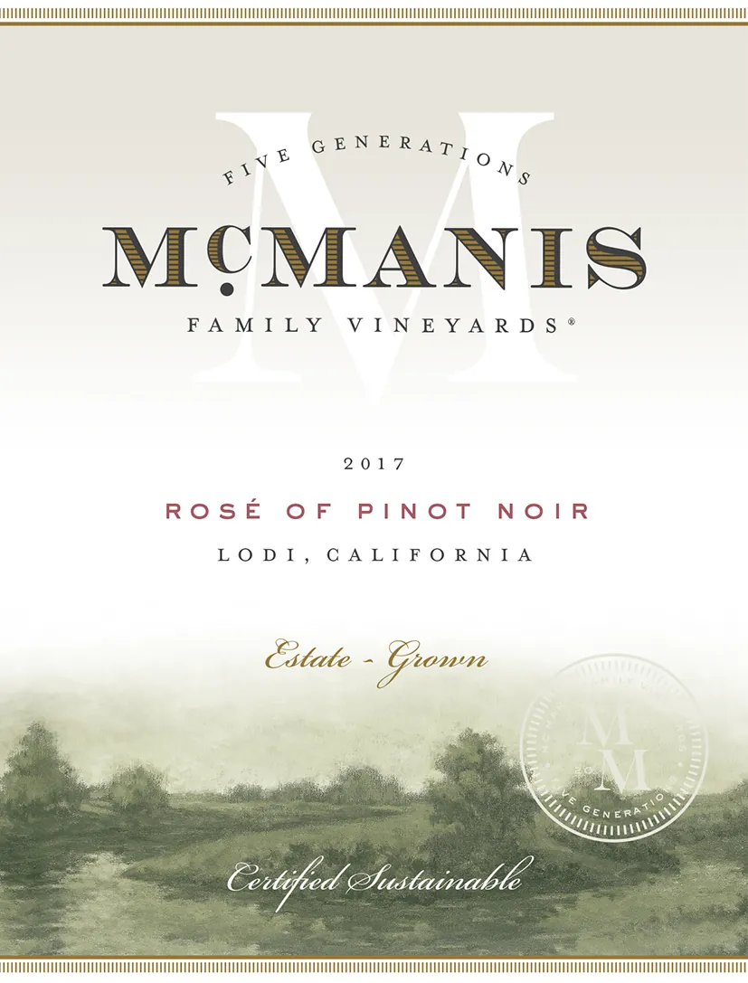 Rose of Pinot Noir Bottle