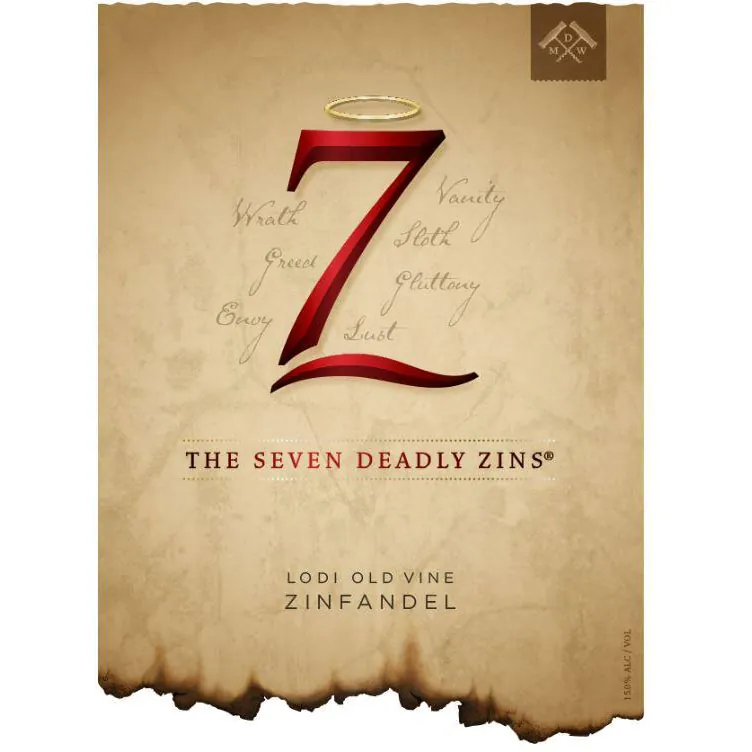 7 Deadly Zins Zinfandel Bottle