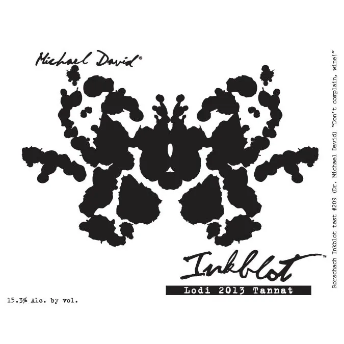 Inkblot Tannat Bottle