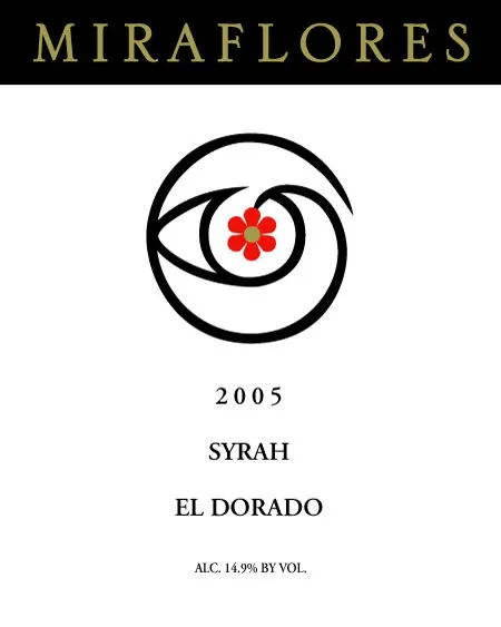 El Dorado Syrah Bottle