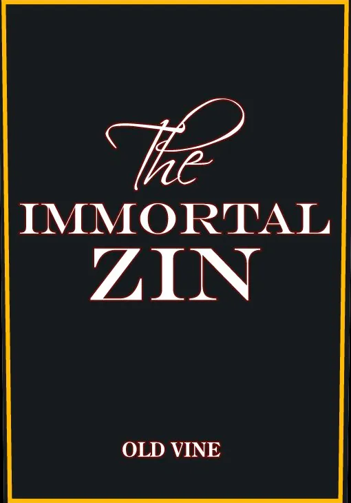 The Immortal Old Vine Zinfandel Bottle