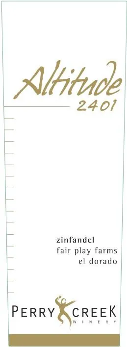 Altitude Zinfandel Bottle