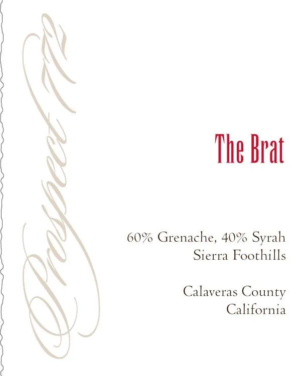 The Brat Grenache Syrah Bottle