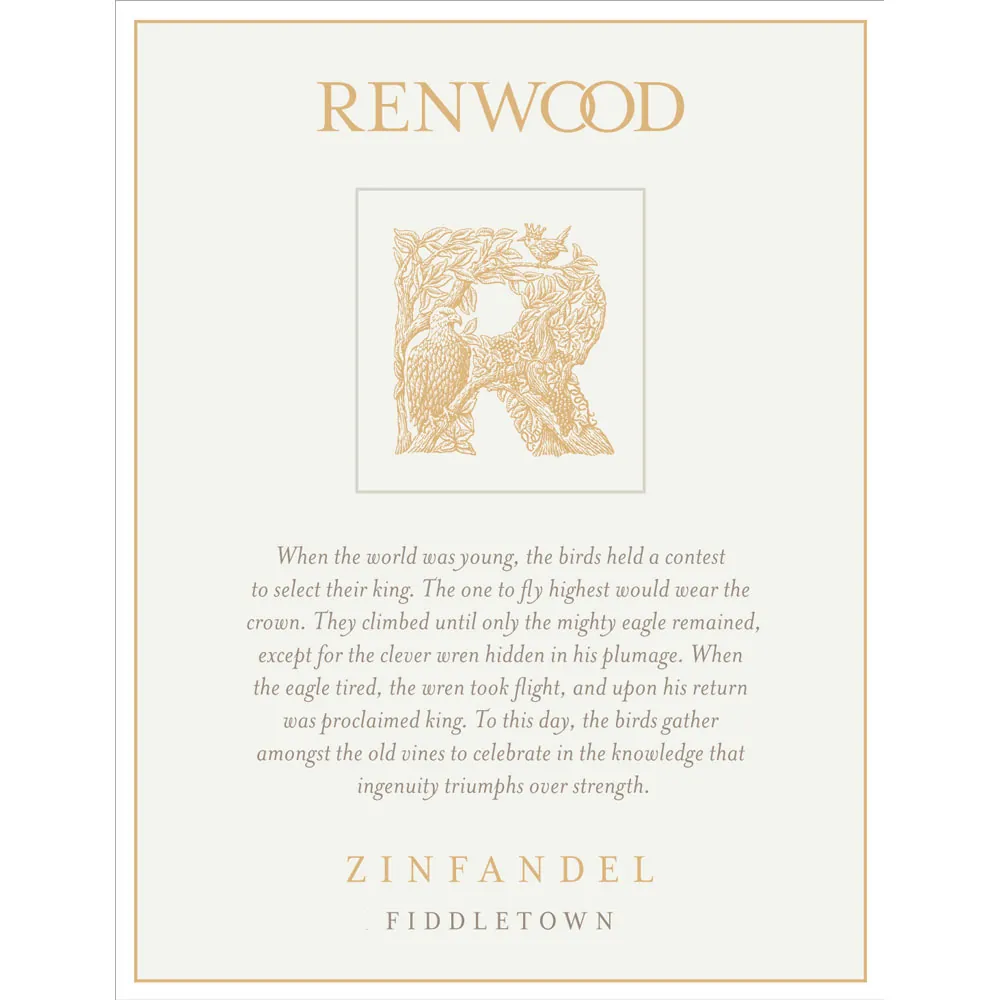 Fiddletown Zinfandel Bottle