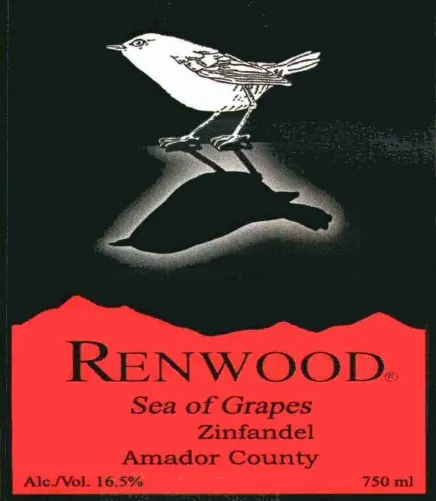 Sea of Grapes Vineyard Zinfandel Bottle