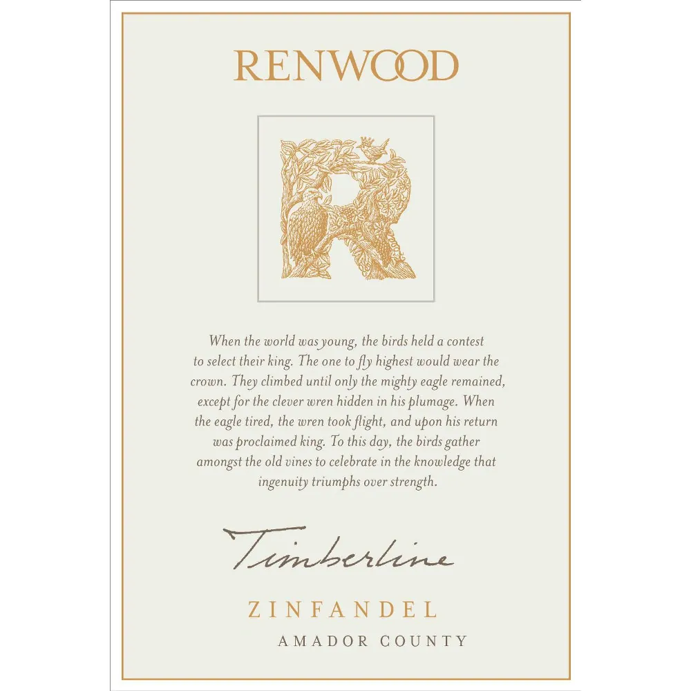 Timberline Zinfandel Bottle