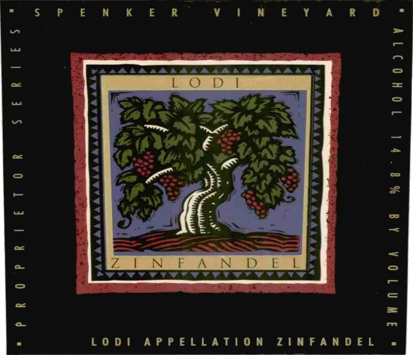 Spenker Vineyard Zinfandel Bottle