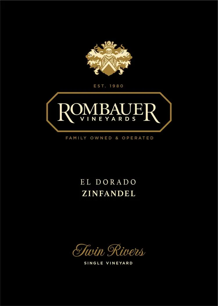 El Dorado Twin Rivers Zinfandel Bottle