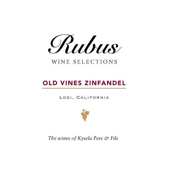 Lodi Old Vine Zinfandel Bottle