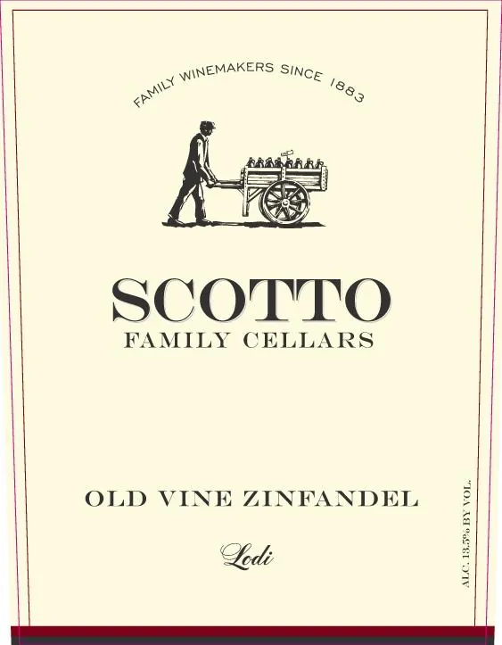 Old Vine Zinfandel Bottle