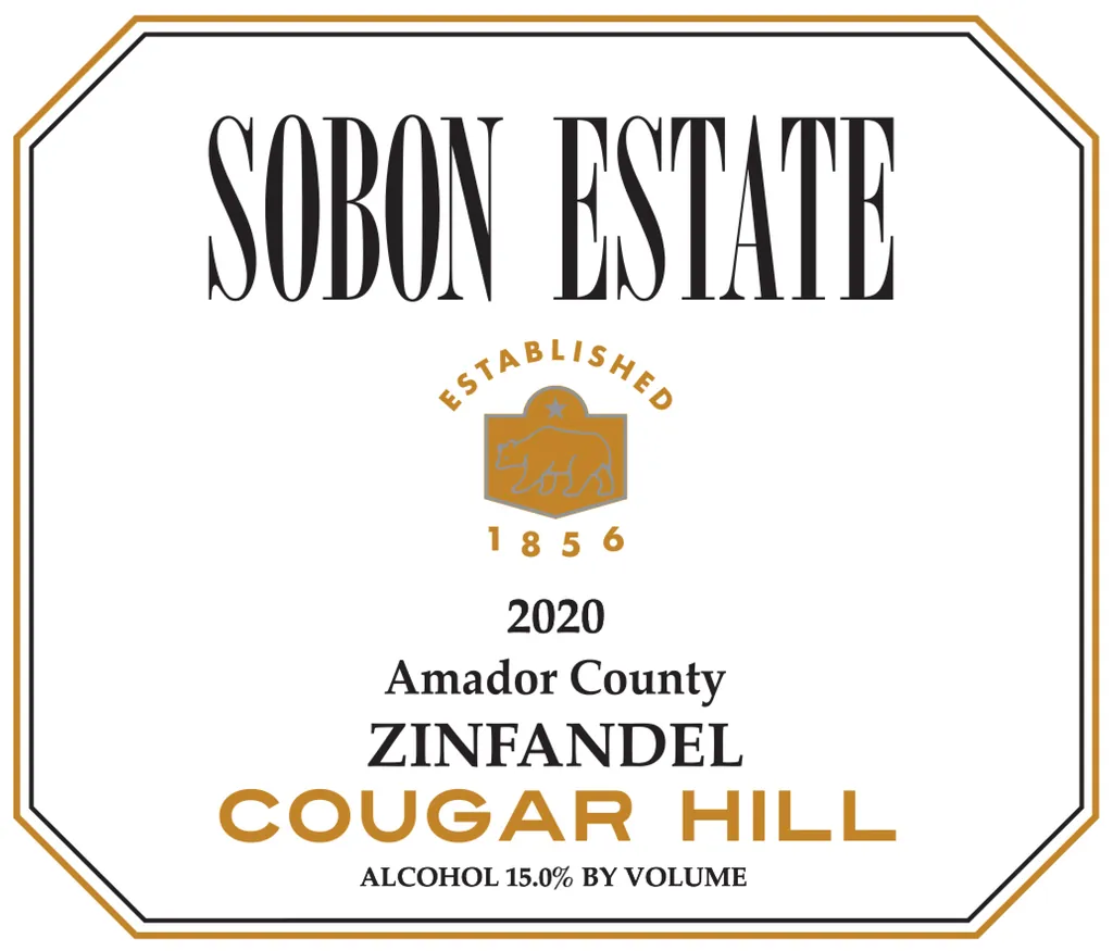 Cougar Hill Zinfandel Bottle