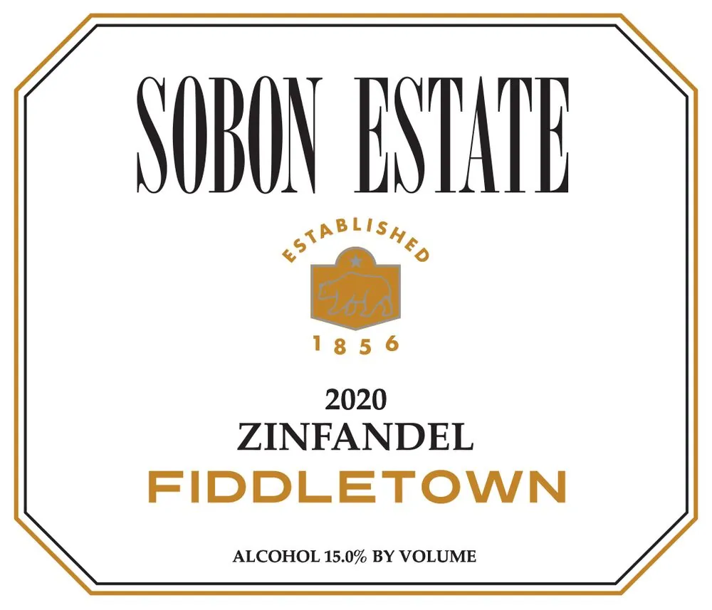 Fiddletown Zinfandel Bottle