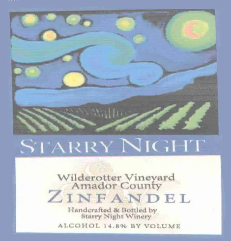 Wilderotter Vineyard Zinfandel Bottle