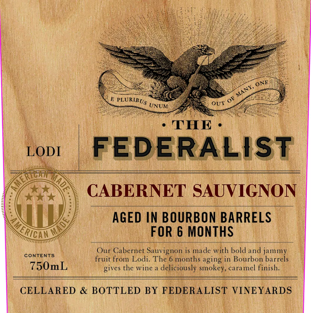 Bourbon Barrel Aged Cabernet Sauvignon Bottle