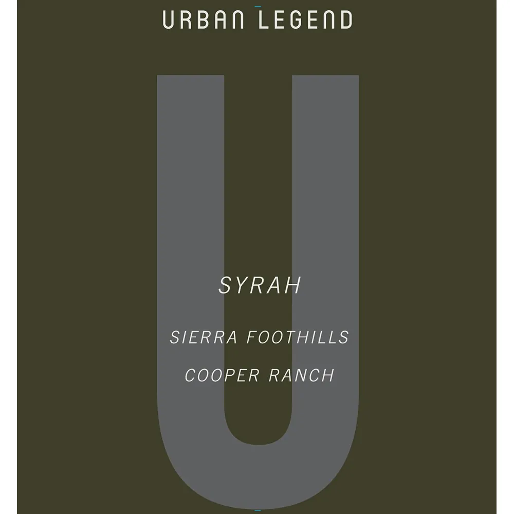 Cooper Ranch Syrah Bottle
