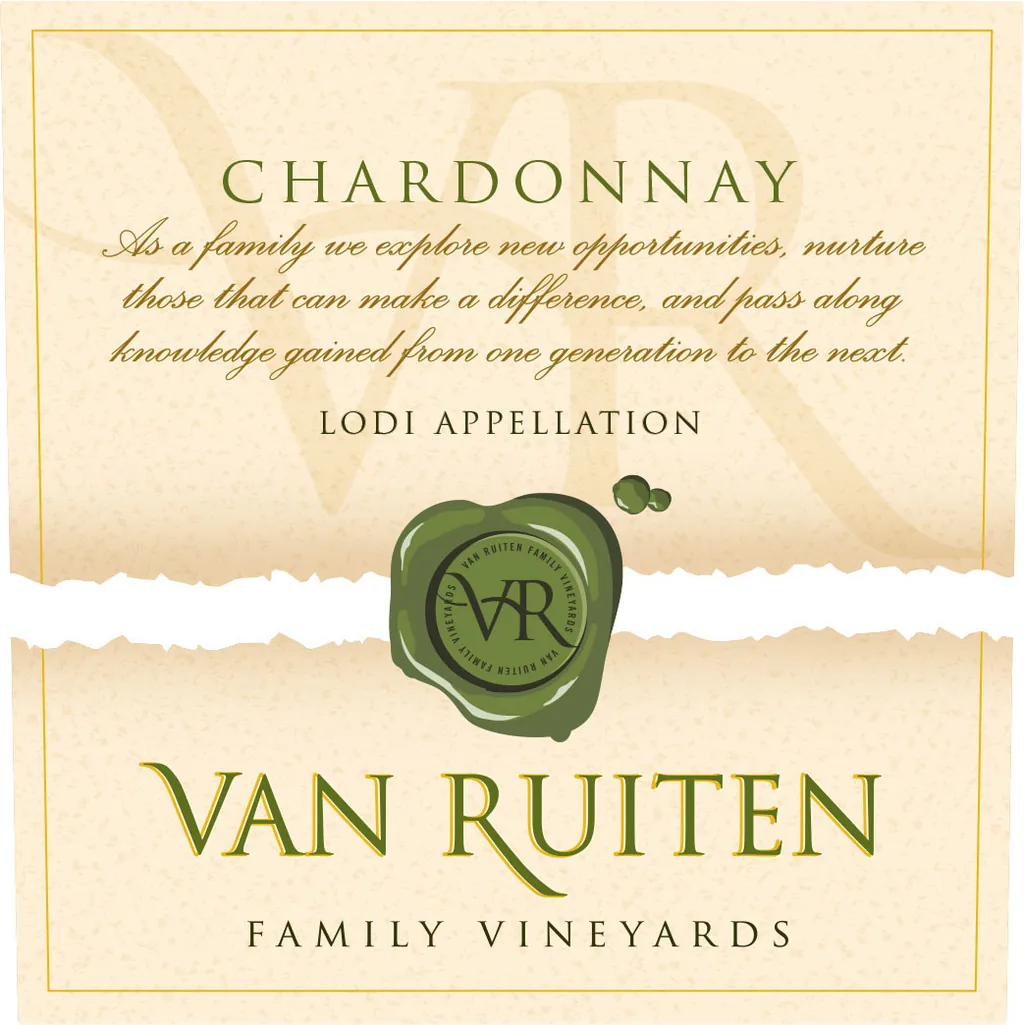 Chardonnay Bottle