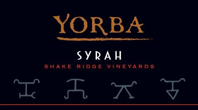 Shake Ridge Syrah Bottle