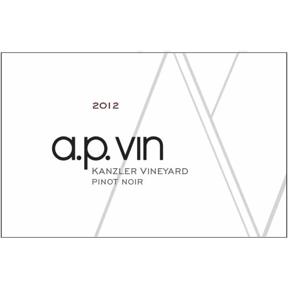 Kanzler Vineyard Pinot Noir Bottle